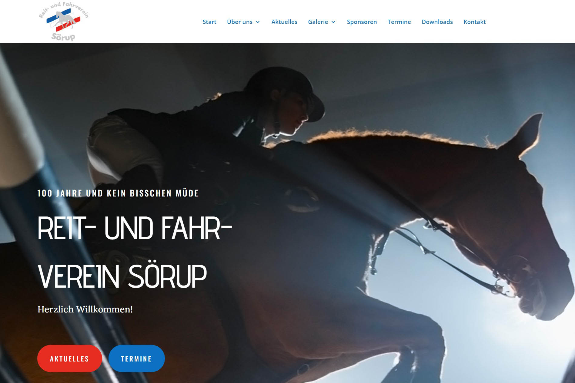 Neue Website des RuFV Sörup e.V.