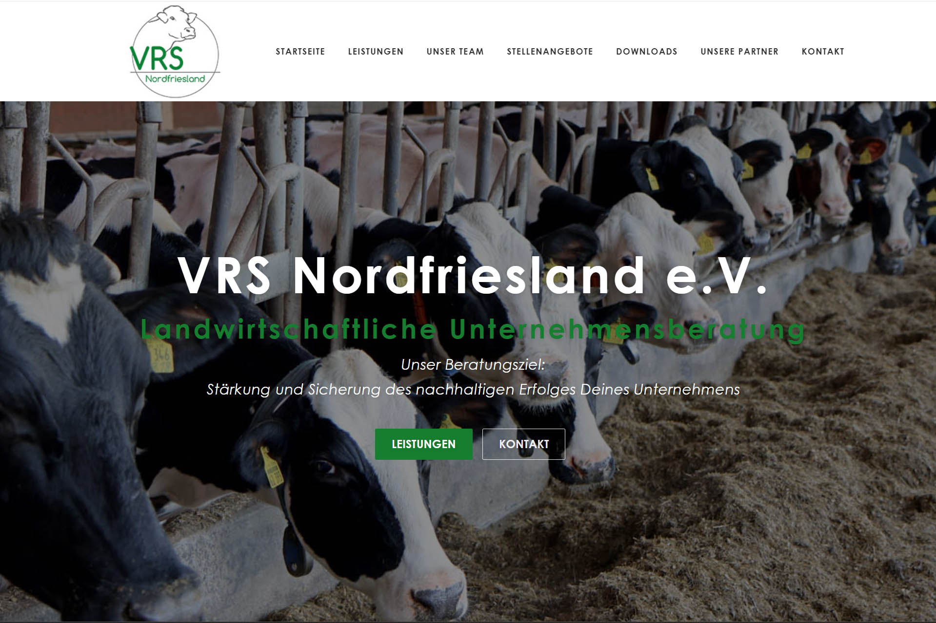 Website des VRS Nordfriesland