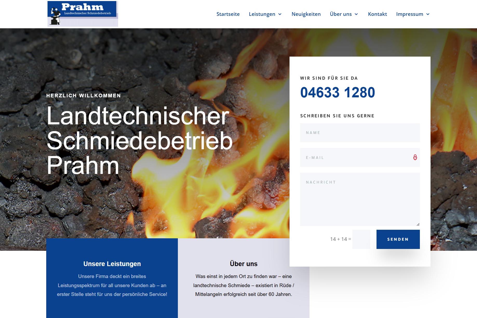 Website von 3B Satrup