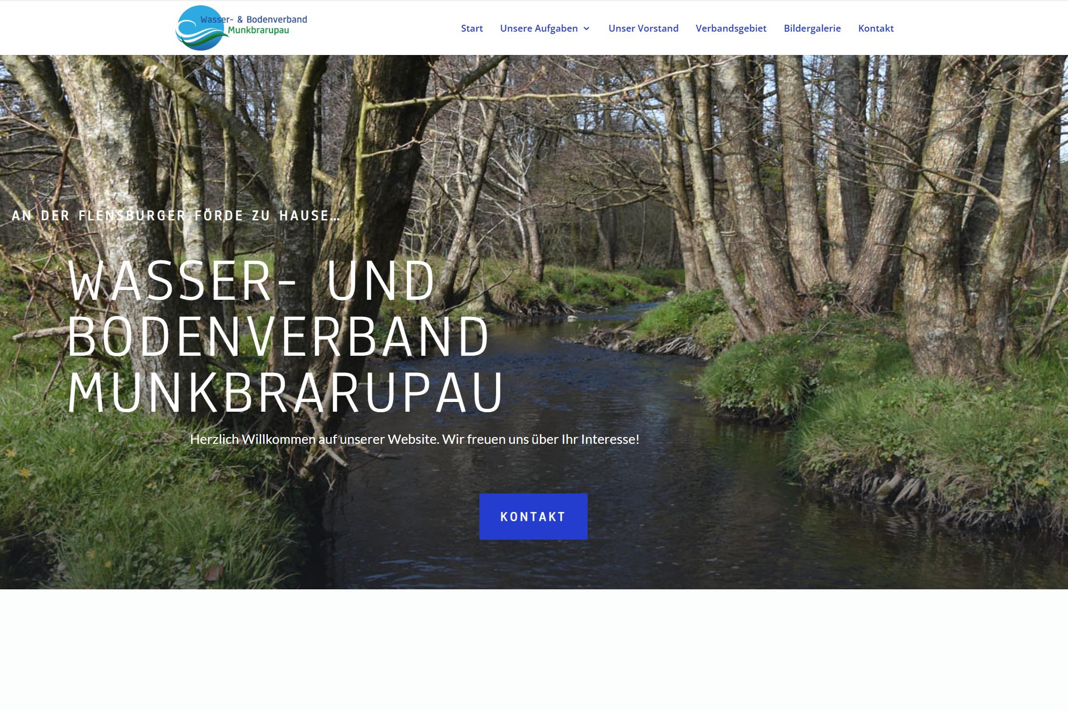 Website des Wasser- und Bodenverbandes Langballigau